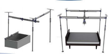 Pressure Fit Track System for Patient Lift